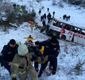 Kuzey Marmara Otoyolu'nda yolcu otobüsü şarampole yuvarlandı