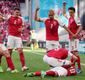 Danimarka'da Christian Eriksen yerden kalkamadı