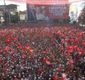 Cumhurbaşkanı Erdoğan'a Çorum'da coşkulu karşılama