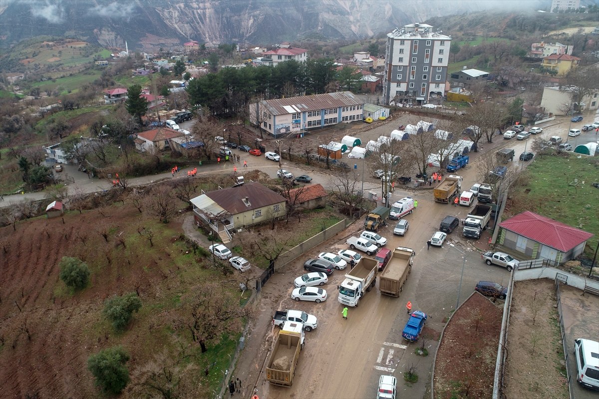 Sel ve deprem felaketi ile mücadele eden Adıyaman havadan görüntülendi