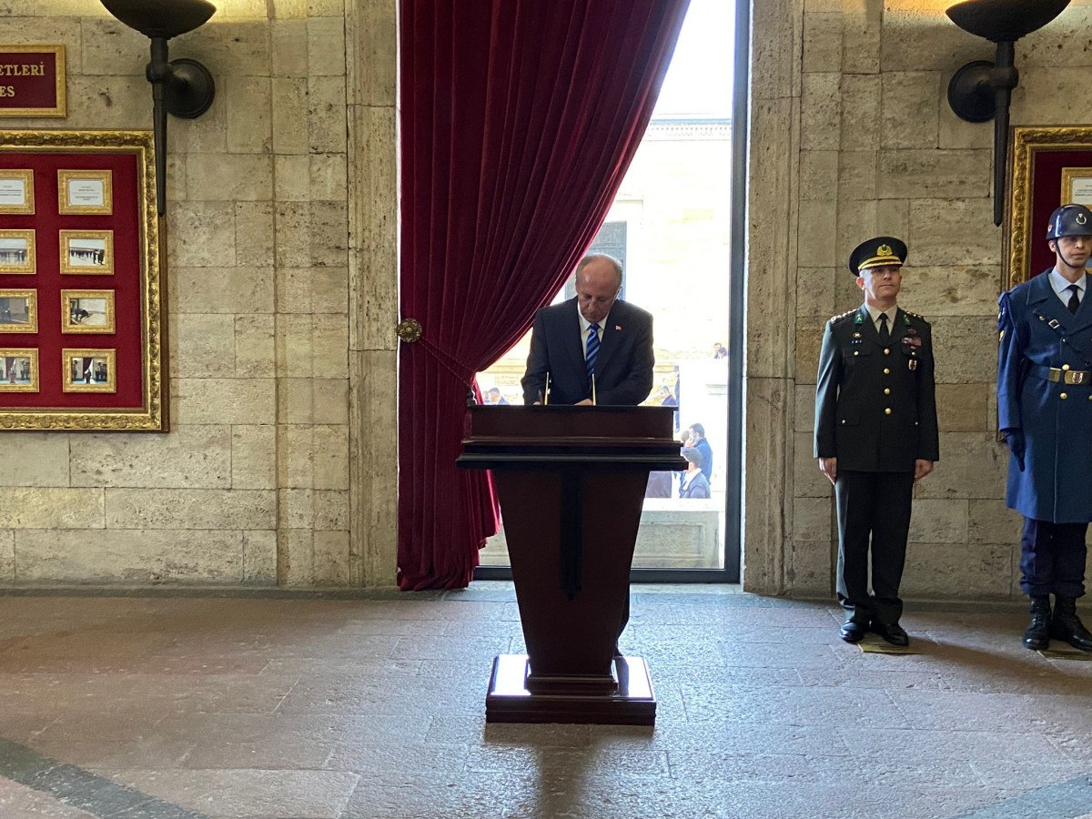 Muharrem İnce seçim kampanyasına Anıtkabir den başladı Memleket