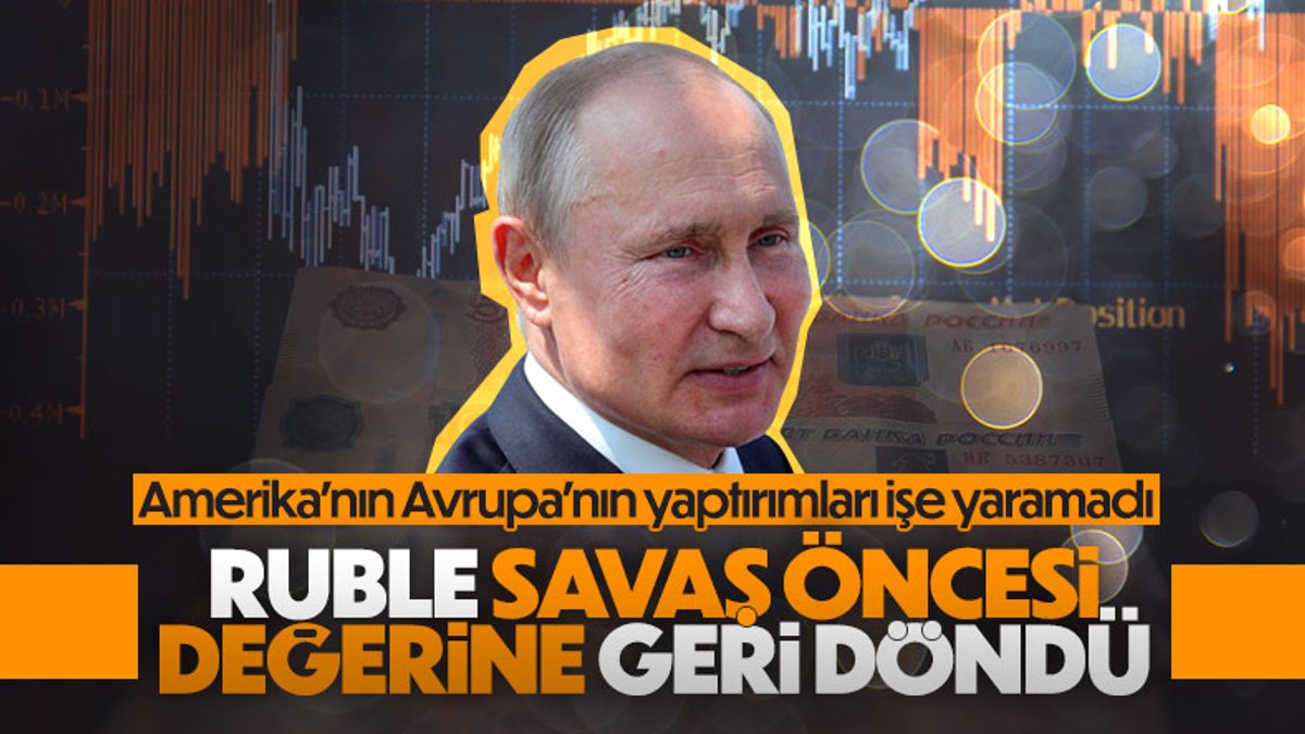 Rus rublesi dolar karşısında kayıplarını telafi etti