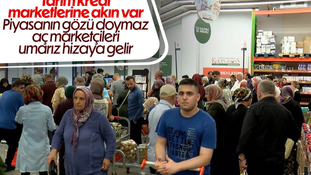 Tarım Kredi Kooperatif marketlerinde indirim yoğunluğu