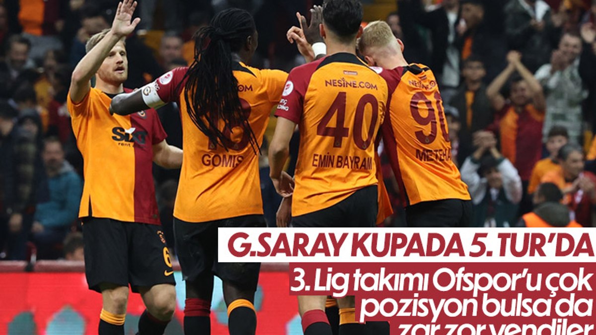 Galatasaray Ofspor U Ma Lup Etti