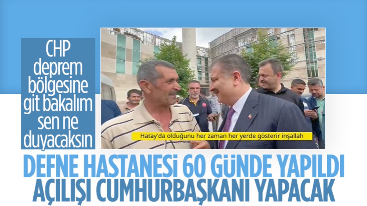 Defne Devlet Hastanesi 60 günde tamamlandı