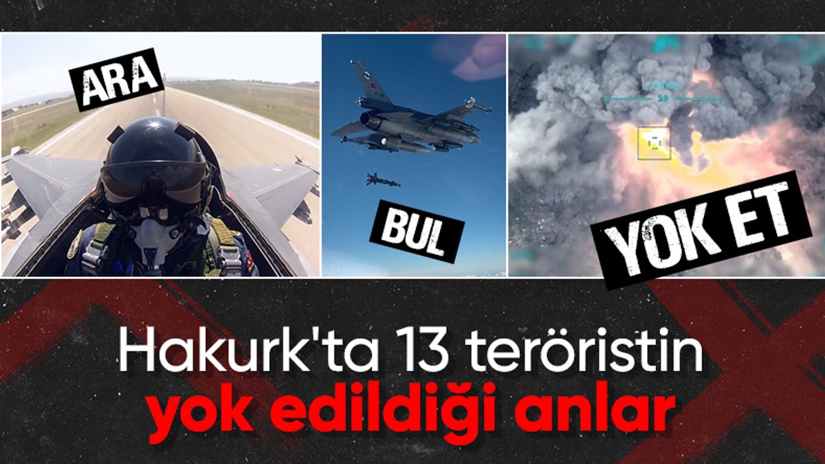 Irak ın kuzeyinde PKK ya darbe 13 terörist öldürüldü