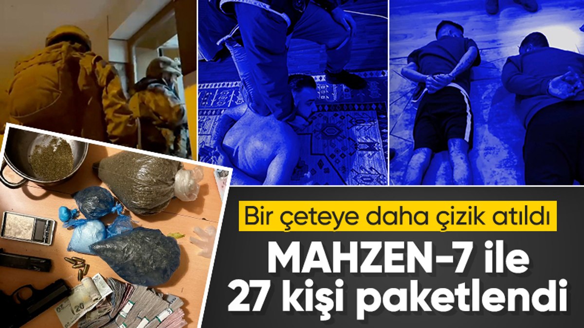 Ali Yerlikaya duyurdu MAHZEN 7 operasyonunda 27 şüpheli yakalandı