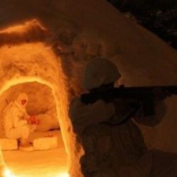 Mehmetçik'ten kar ve şiddetli soğuklarda muharebe eğitimi