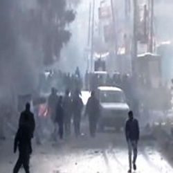 Suriye’nin Halep kenti bombalandı