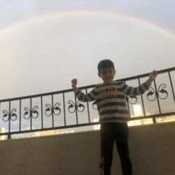 Mardin'de çifte gökkuşağı, görenleri hayran bıraktı