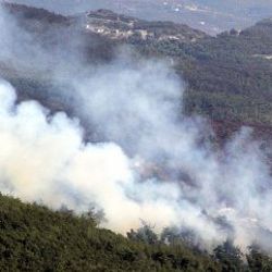 Hatay'ın Yayladağı kırsalına top mermisi düştü