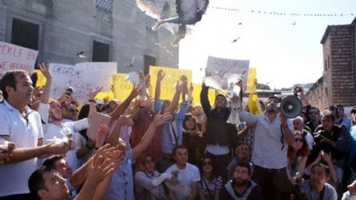 Fotokopi Diploma Yakarak Protesto Ettiler Haberleri