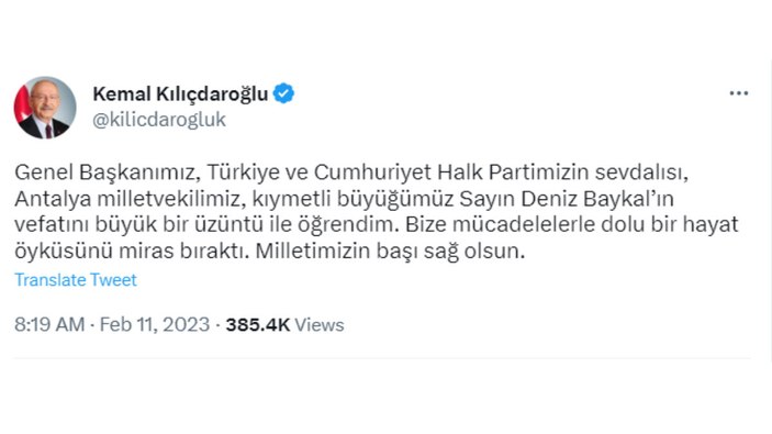 Deniz Baykal kimdir kaç yaşında ve nereli Deniz Baykal neden öldü