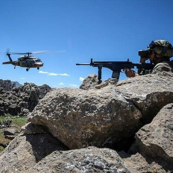 Siirt ve Irak'ın kuzeyinde 5 terörist öldürüldü