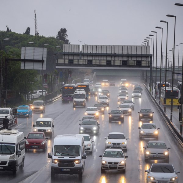 İstanbul'da trafik yoğunluğu