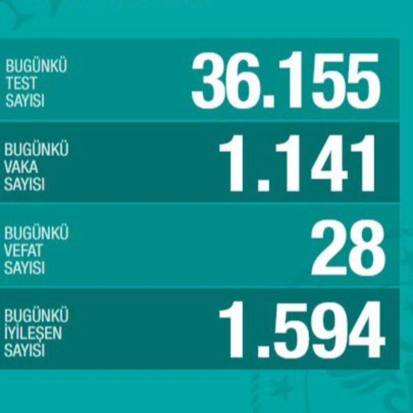 Türkiye'nin koronavirüs salgınında son durumu