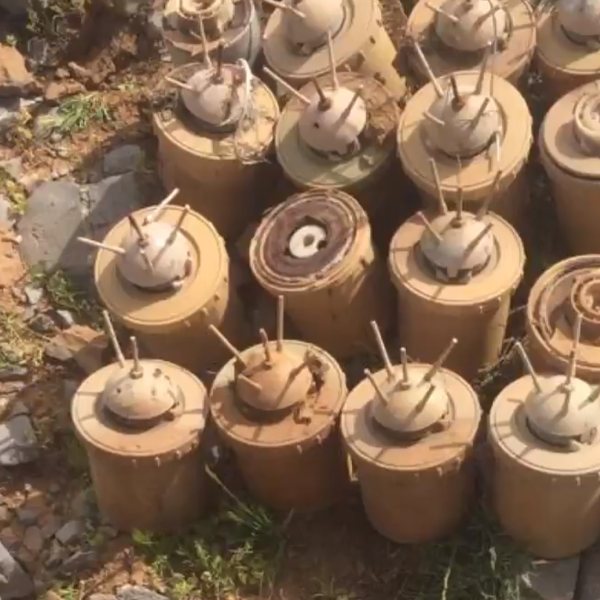 Irak'ın kuzeyinde PKK'ya ait mühimmat ele geçirildi
