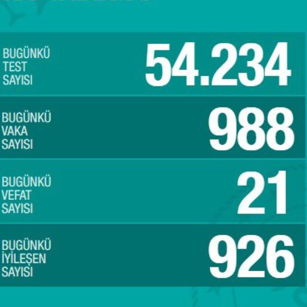 Koronavirüs salgınında son durum