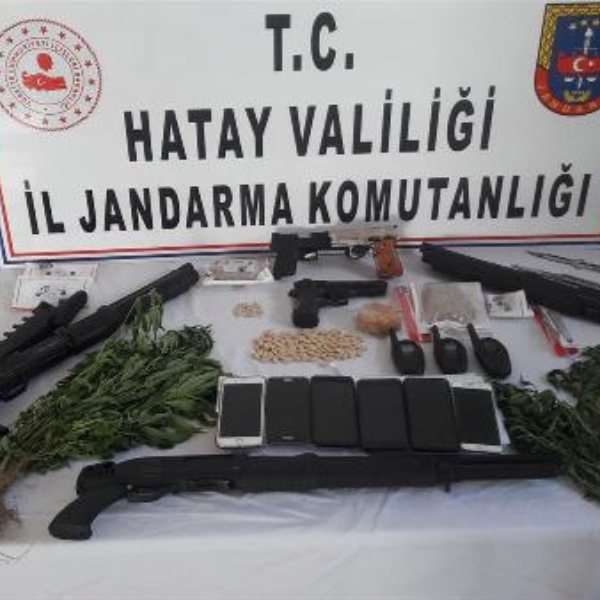 Hatay'da uyuşturucu operasyonu: 34 gözaltı