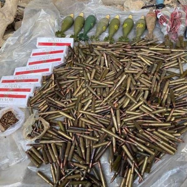 Irak'ta PKK'nın mühimmatı ele geçirildi