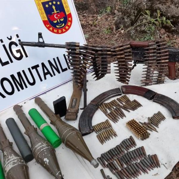 Muş'ta PKK'ya ait mühimmat ele geçirildi