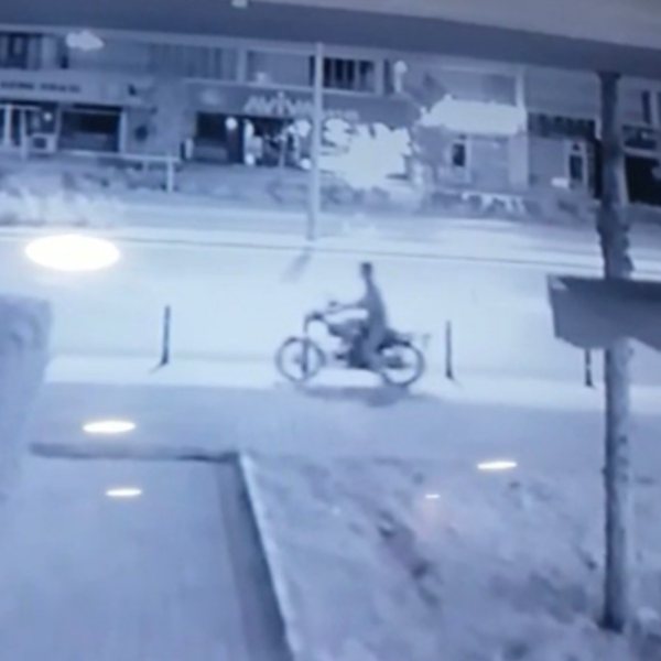 Konya'da motosiklet çalan hırsız