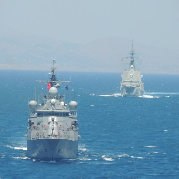 Türkiye ve İspanya, Ege Denizi'nde eğitim yaptı