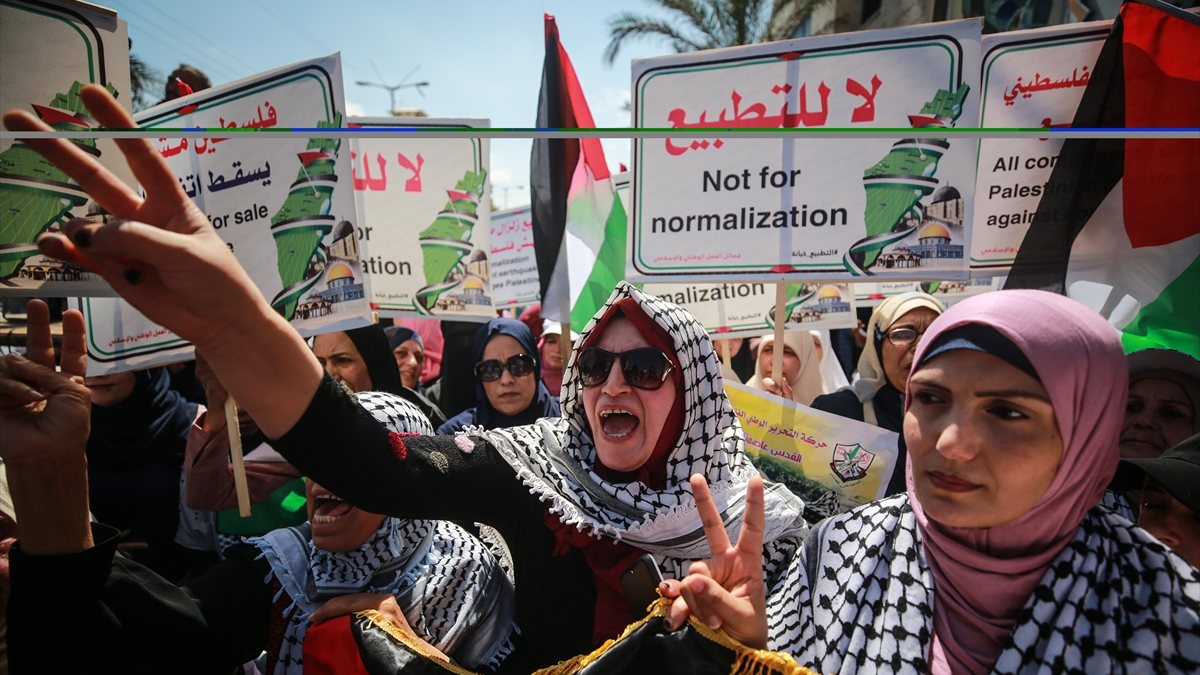 Gazze'de İsrail ile BAE'nin normalleşmesine tepki