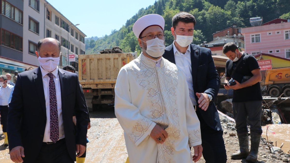 Diyanet İşleri Başkanı Ali Erbaş, Giresun'da incelemelerde bulundu