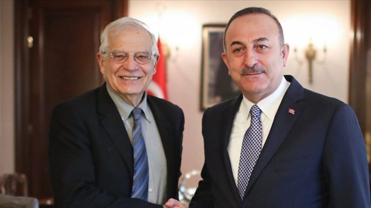 Mevlüt Çavuşoğlu, Josep Borrell ile görüştü