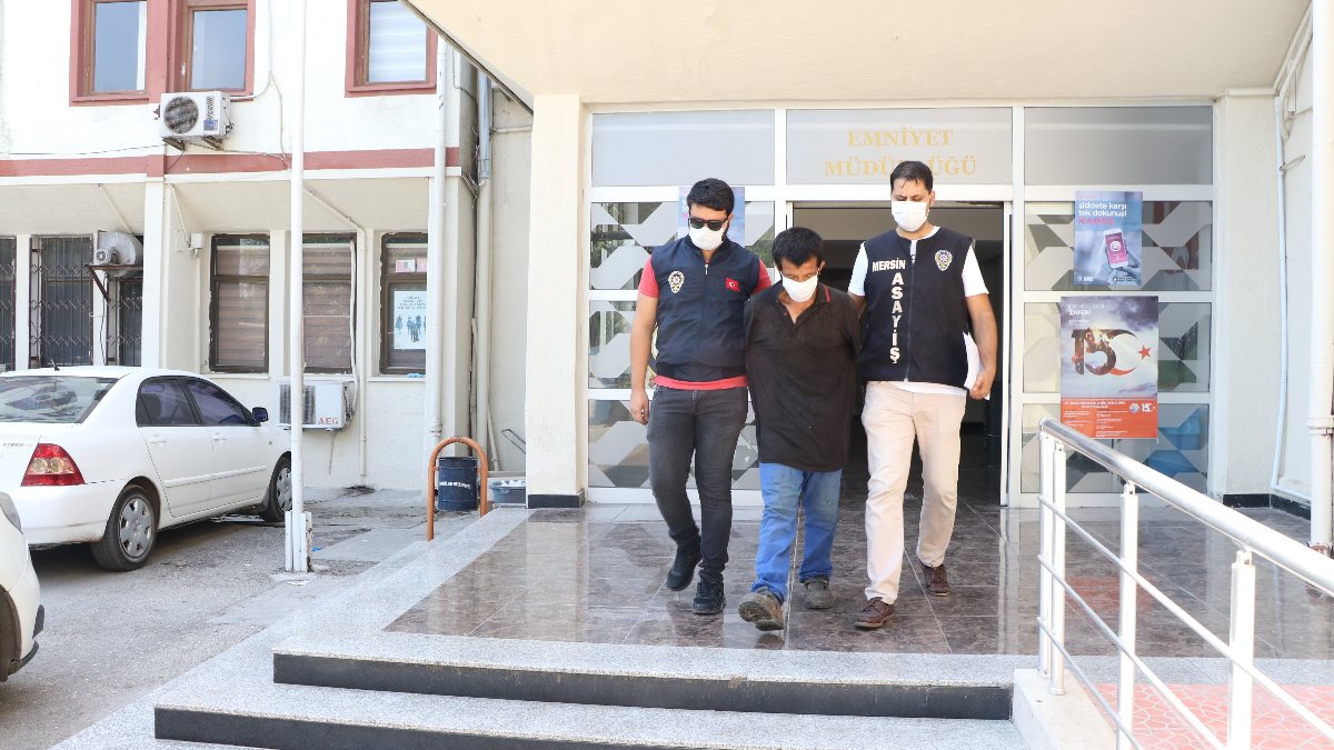 Mersin'de kapkaççı yakalanınca, 'telefonu yerde buldum' dedi