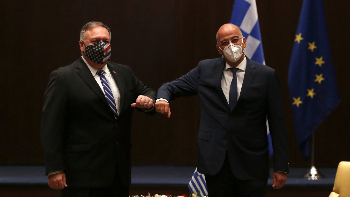 ABD Dışişleri Bakanı Mike Pompeo, Yunan mevkidaşı Nikos Dendias ile görüştü