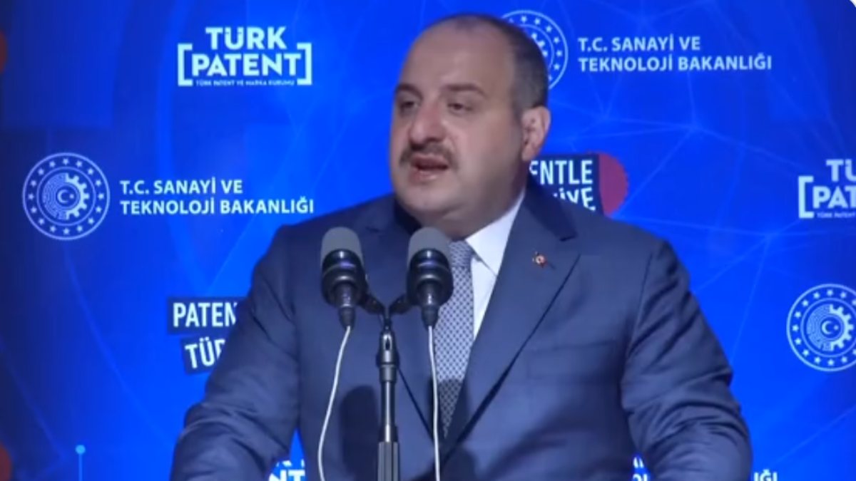 Sanayi ve Teknoloji Bakanı Mustafa Varank: Uluslararası patent başvurularında dünyada 13. sıradayız