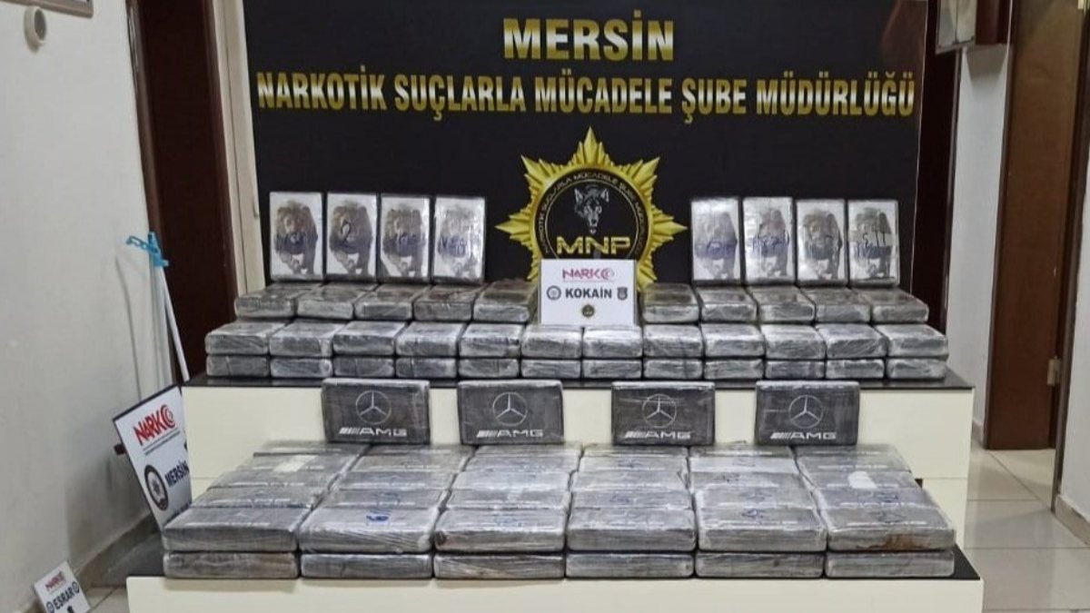 Mersin Limanı'nda 220 kilogram kokain yakalandı