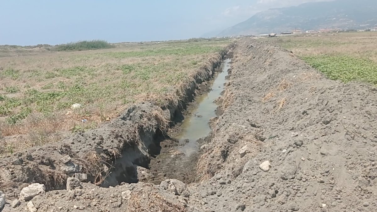 Hatay’da, Milleyha Kuş Cenneti’ndeki hendek tepki topladı