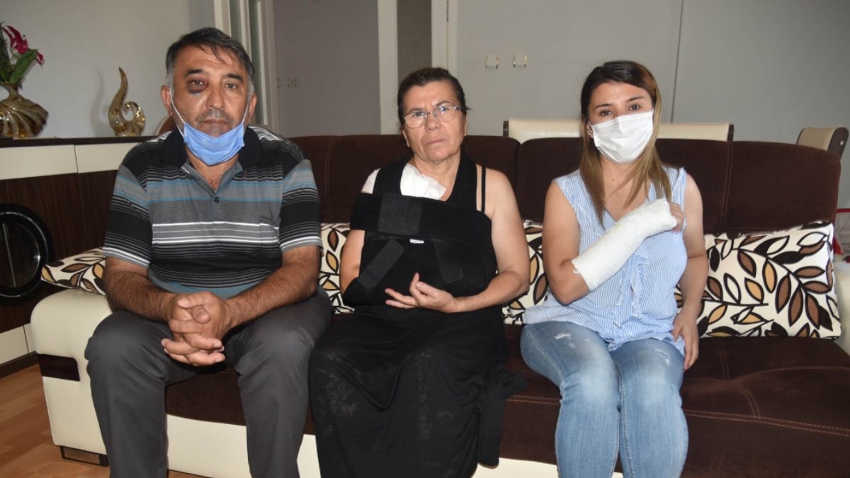Antalya’da davada şahitlik yaptılar, şemsiye sopasıyla darbedildiler