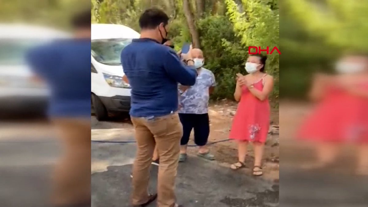 Marmaris yangınında görgü tanıkları: 10 yaşlarında çocuk kaçıyordu