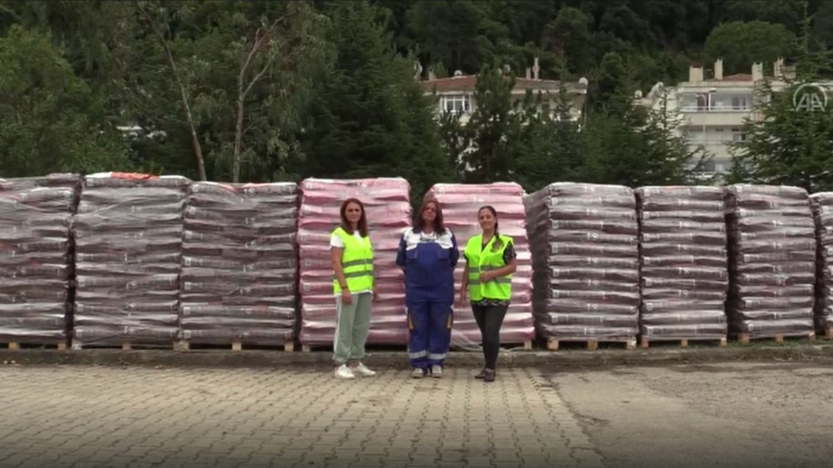Kastamonu’ya sokak havyanları için 12 ton mama gönderildi