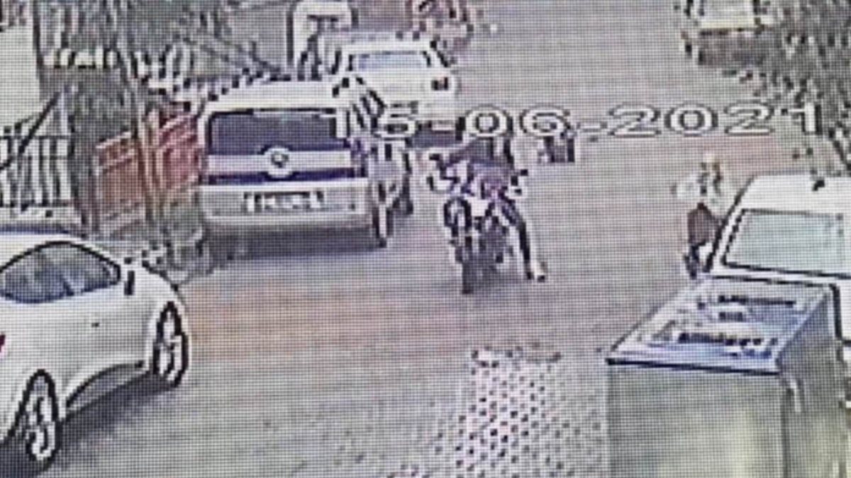 Kağıthane'de tek teker şovu kazaya dönüştü