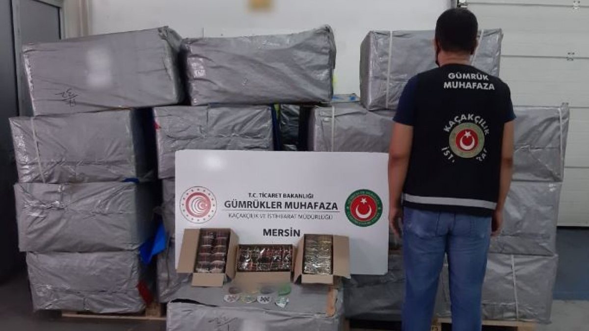 Mersin’de, 16 milyon liralık uyuşturucu ve cinsel uyarıcı haplar ele geçirildi