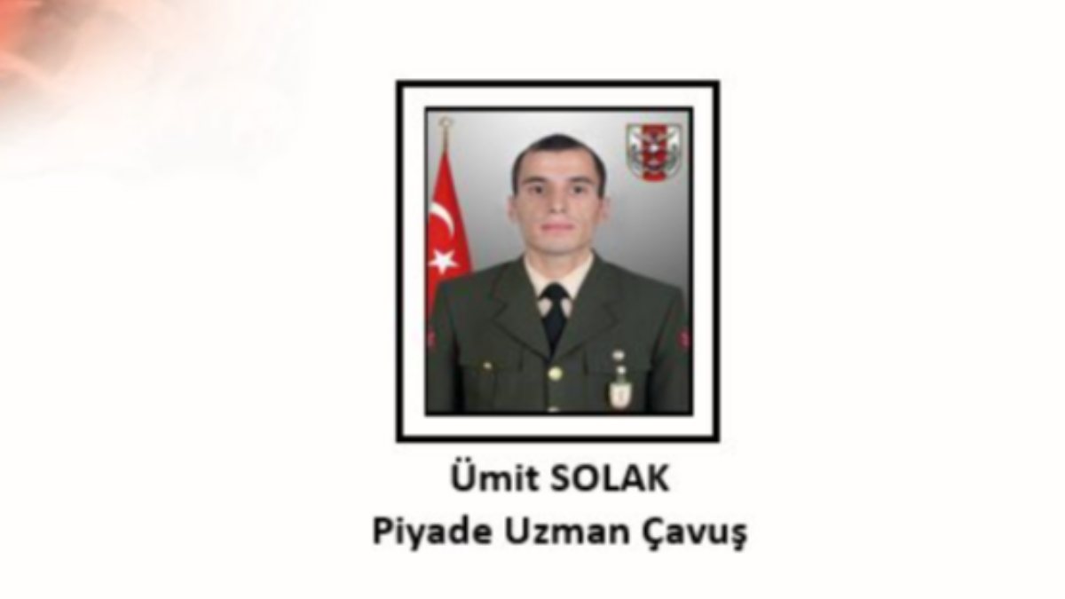 Avaşin bölgesinde 1 askerimiz şehit oldu