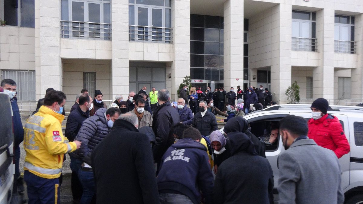 Çatalca'daki katile müebbet verilince, ölen kişinin yakınları kriz geçirdi