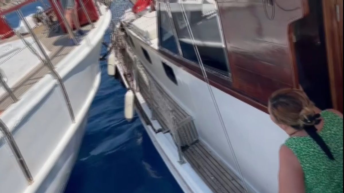 Muğla'da tekneler çarpıştı: 6 Rus turistten 1'i yaralandı