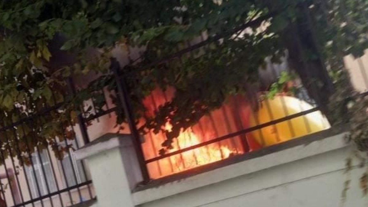 Küçükçekmece'deki anaokulunda, çocuklar yangın çıkardı
