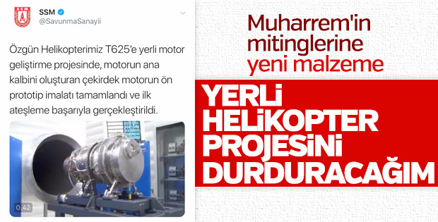 Türkiye'nin ilk yerli türbin motoru başarıyla test edildi