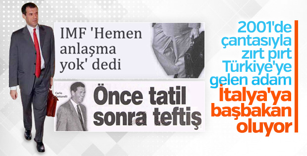 IMF eski Türkiye masası şefi İtalya'da Başbakan oldu