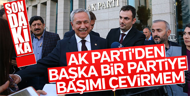 BÃ¼lent ArÄ±nÃ§: Ä°yi bir AK Partiliyim