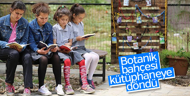 Çiçeklerle artan kitap okuma oranı