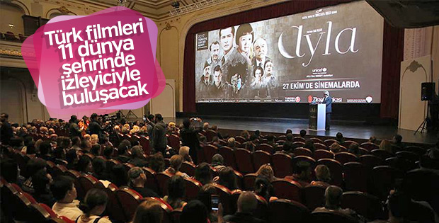 Türk filmleri dünyayı dolaşacak