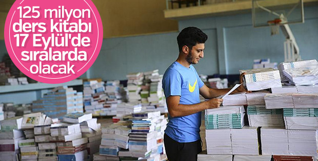 125 milyon ücretsiz ders kitabı illere ve okullara ulaştı